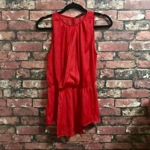 Zara Red Blouse